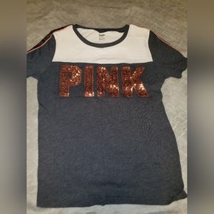 PINK medium shirt with sequins
